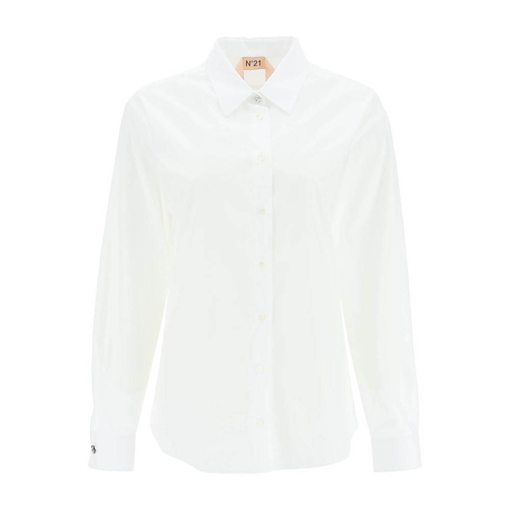 N21 shirt with jewel buttons
